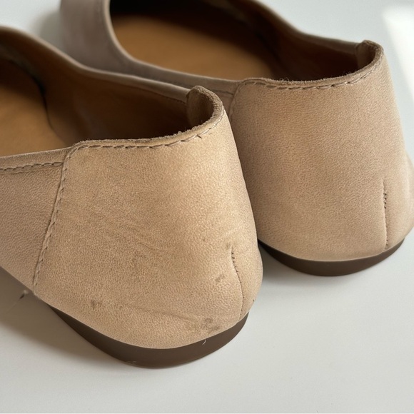 Lucky Brand LP Alanya Leather Ballet Flats Beige / Tan size 38.5 / 8 M - Picture 6 of 12